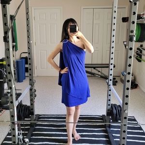 JS Boutique Formal Dress One Shoulder Blue